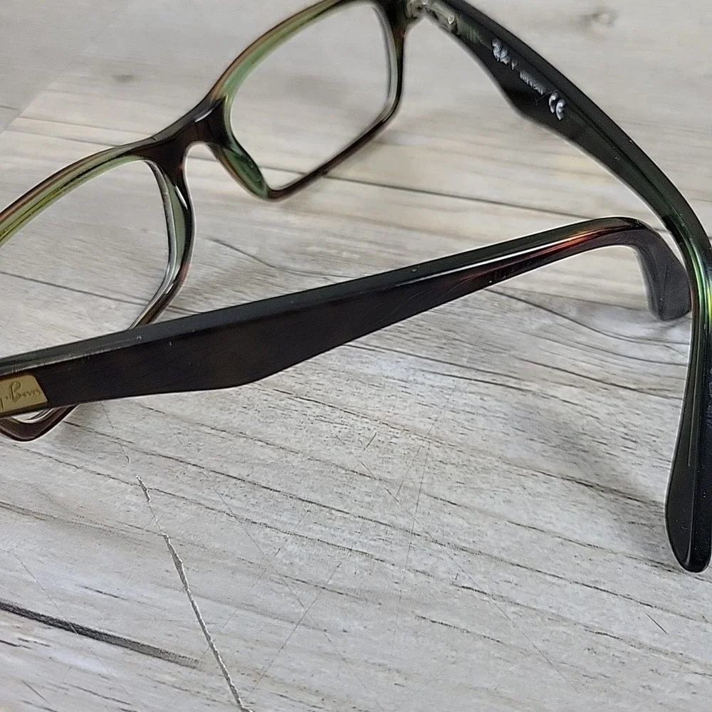 Ray-Ban RB5206 2445 Eyeglasses  Green Brown Tortoise 52-18-140 Frames‎ Only